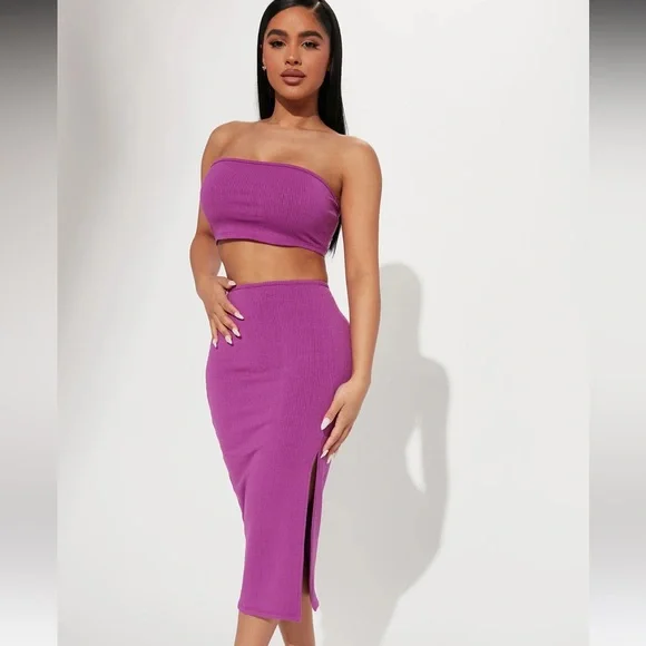 Fashion Nova Sadie Snatched Skirt Set - Picture 1 of 4